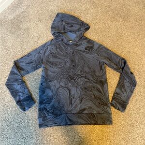 Athleta Kids Blue Marble Hoodie. Girl Large L 12